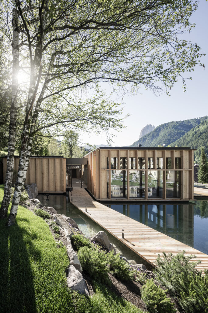 Esterno della Spa di Adler Spa Resort Dolomiti