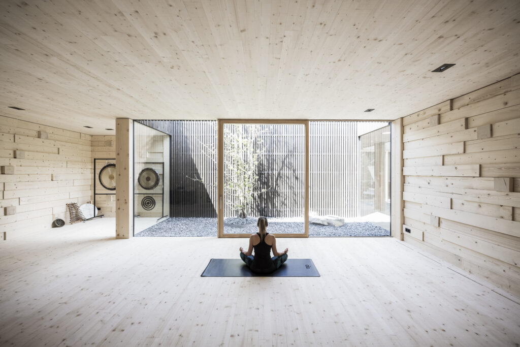 Padiglione zen della Spa di Adler Spa Resort Dolomiti